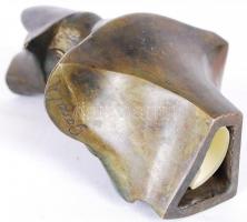 Gerat A. jelzéssel: Napóleon, bronzbüszt /
Bronze bust of Napoleon 15x13x7cm