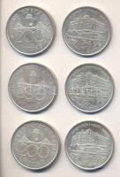 1993. 200Ft Ag "MNB" (6x) T:2