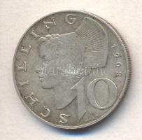 Ausztria 1968. 10Sch Ag T:2- Austria 1968. 10 Schilling Ag C:VF