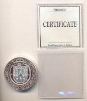 Magyar tallérok utánveretben "Báthory Gábor Tallérja 1609." Ag (0,999) 20g T:PP Tanúsítván...