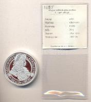 Magyar tallérok utánveretben "I. Lipót tallérja 1695." Ag (0,999) 20g T:PP Tanúsítvánnyal, csak 2000db!