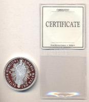 Magyar tallérok utánveretben "Mária Terézia Tallérja 1741." Ag (0,999) 20g T:PP Tanúsítván...