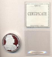 Magyar tallérok utánveretben "III. Károly Tallérja 1733." Ag (0,999) 20g T:PP Tanúsítvánny...