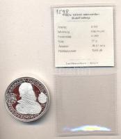 Magyar tallérok utánveretben "Rudolf Tallérja 1598." Ag (0,999) 20g T:PP Tanúsítvánnyal, csak 2000db!