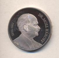 1982. "200 éves Hévíz Fürdő - Dr Moll Károly" ezüstözött ffém emlékérem T:PP patina Díszdo...