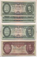 1957. 10Ft (3x) + 100Ft + 1962. 10Ft T:II,III