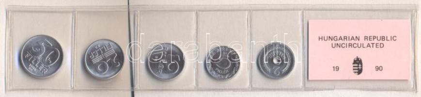 1990. 2f-50f 5klf db forgalmi sor szettben T:1