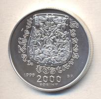 1996. 2000Ft Ag "Honfoglalás 1100. évfordulója" T:BU