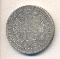 Ausztria 1858A 1Fl Ag "Ferenc József" T:3 Austria 1858A 1 Florin Ag "Franz Joseph" C:F