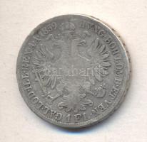 Ausztria 1859A 1Fl Ag T:3 Austria 1859A 1 Florin Ag C:F