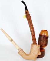 2db díszpipa /  Pipes for decoration, 30cm, 25cm