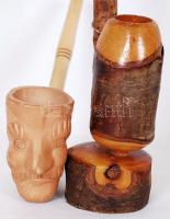 2db díszpipa / 
Pipes for decoration, 30cm, 25cm