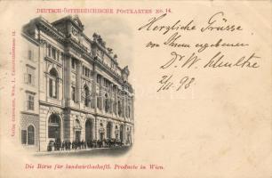 1898 Wien Börse