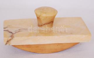 Mészkő tapper /  Limestone ink blotter, 13x7cm