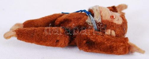 Régi játék majom, egyszerre mozgatható végtagok h:10 cm