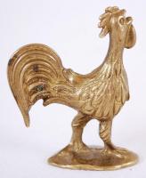 Öntött réz mini kakas, m:5 cm