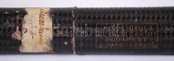 Sűrűség mérő folyadékok számára, eredeti tokjában, h:26 cm