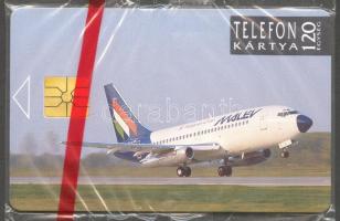MALÉV használatlan magyar telefonkártya, 120e