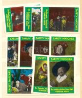 cca 1960 30db klf lakkozott külföldi gyufacímke, holland festők, ill. uralkodók/államférfiak sorozat