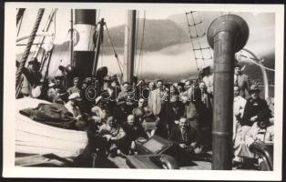 Hardangerfjord Hungarian railway workers group photo