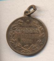 Nagy-Britannia 1911. "V. György és Mária brit királyné" koronázási emlékérem (21mm) T:2 Great Britain 1911. "George V and Mary King and Queen of Great Britain" Br coronation medal (21mm) C:XF