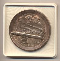 Szovjetunió 1983. &quot;Aeroflot 1923-1983&quot; emlékérem (58mm) eredeti plasztik tokban T:1 Soviet Union 1983. &quot;Aeroflot 1923-1983&quot; commemorative medal (58mm) in original plastic case C:Unc