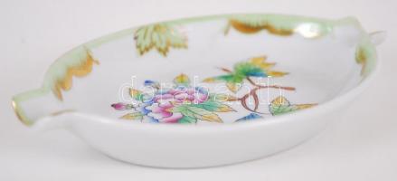 Kézzel festett sorszámozott Viktória-mintás jelzett Herendi porcelán hamutál /
Handpainted numbered ...