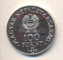 1972. 100Ft Ag "Pest és Buda egyesítése" T:BU