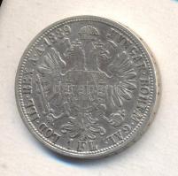 Ausztria 1889. 1Fl Ag "Ferenc József" T:2- Austria 1889. 1 Florin Ag "Franz Joseph" C:VF