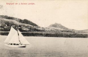 Szigligeti vár a Balaton partján