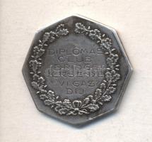 Scheid G. A. (ezüstáru és éremgyár) 1938. "Diplomás Club Bridge Versenye Vigaszdíj" Ag(0.8...