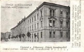 Budapest V. Főherceg Károly kaszárnya (fl)