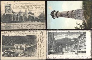 6 db háború előtti osztrák városképes lap