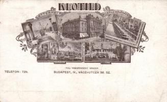 Budapest V. Klotild Kávéház (apró szakadás / small tear)