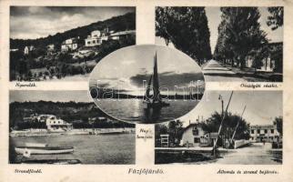 Balatonfűzfő, Fűzfőfürdő vasútállomással