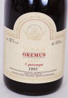 1983-as 5 puttonyos "Oremus" aszú, 0,5 literes