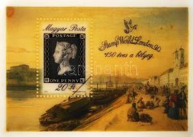 Porcelán dísztányér, jelzett, hibátlan, matricás, d:17 cm, 1990 Black Penny emlékív képével