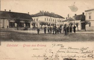 Orsova school, the shop of Mór Scheinberger