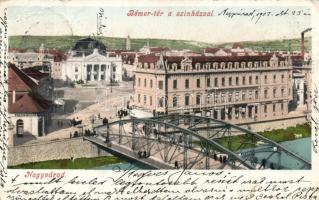 Nagyvárad iron bridge, Bémer square (Rb)