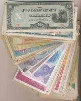Vegyes bankjegy tétel, összesen 160db T:vegyes 160pcs of mixed banknotes C:mixed
