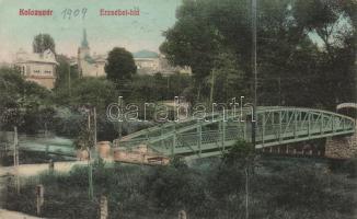 Kolozsvár Erzsébet bridge, park