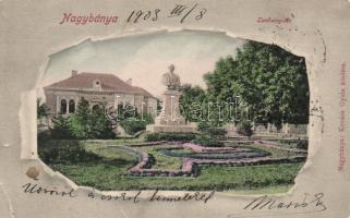 Nagybánya Lendway square, literary club (EK)