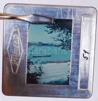 cca 1940 45db színes diapozitív korabeli tárolódobozban főleg különféle parkokról készült felvételek...