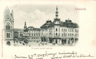 1898 Kolozsvár palaces by the iron bridge