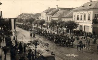 Szászrégen entry of the Hungarian troops photo So.Stpl