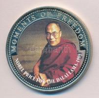 Libéria 2001. 10$ "Szabadság pillanatai-A Nobel-díjas Dalai Lama 1989." multicolor T:PP 
L...