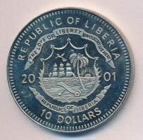 Libéria 2001. 10$ "Szabadság pillanatai-A második világháború vége 1945." multicolor T:PP  Liberia 2001. 10 Dollars "Moments of Freedom-The end of the World War II." multicolor C:PP