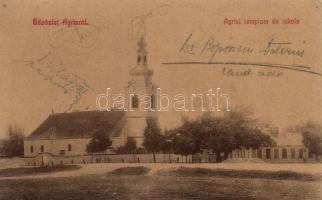 Ágris church, school