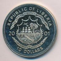 Libéria 2001. 10$ "Szabadság pillanatai-A keresztényüldözés megszüntetése 313." multicolor T:PP  Liberia 2001. 10 Dollars "Moments of Freedom-End of christian percecution 313." multicolor C:PP