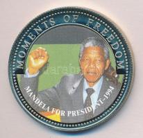Libéria 2001. 10$ "Szabadság pillanatai-Nelson Mandela 1994." multicolor T:PP
Liberia 2001...